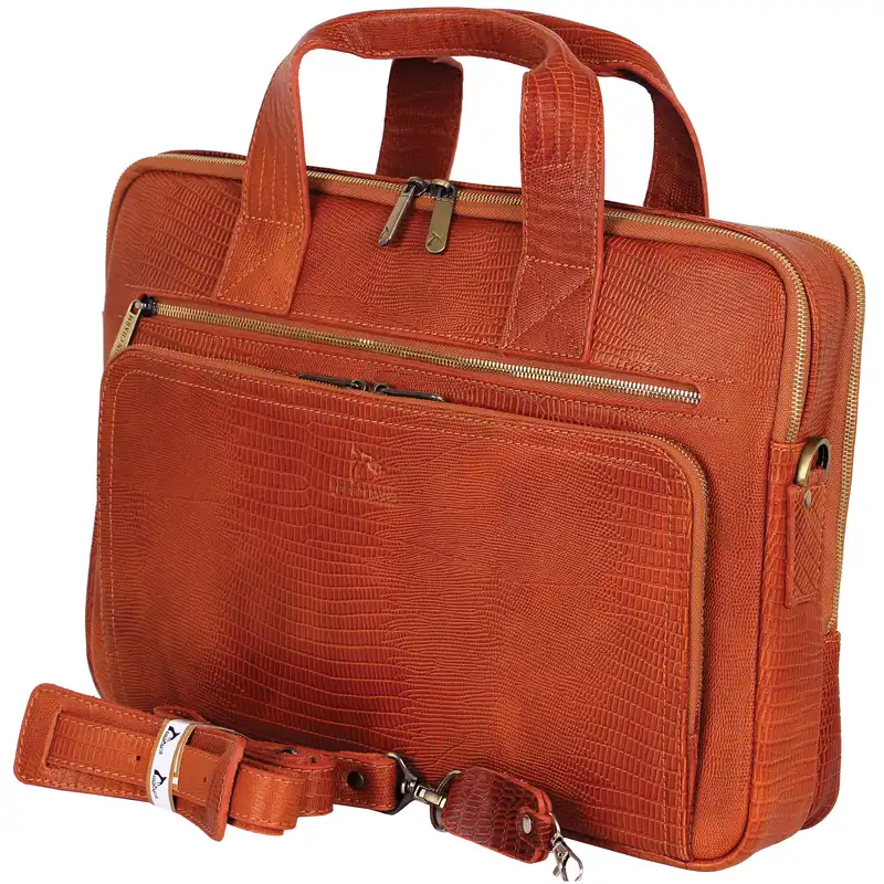 کیف اداری چرم بارز مدل DL71.LIZARD