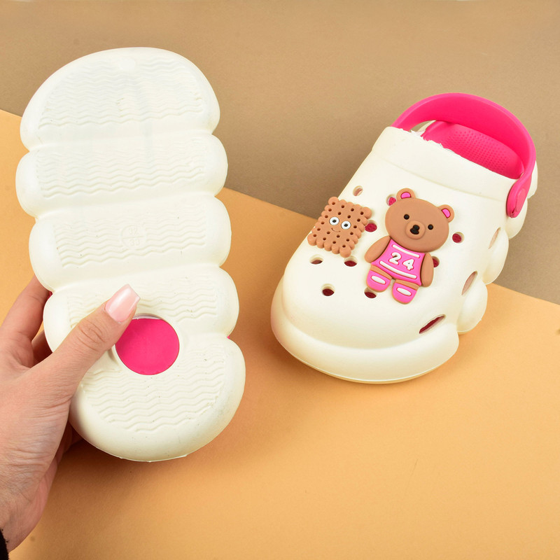 صندل زنانه مدل تدی بیسکویتی 4123