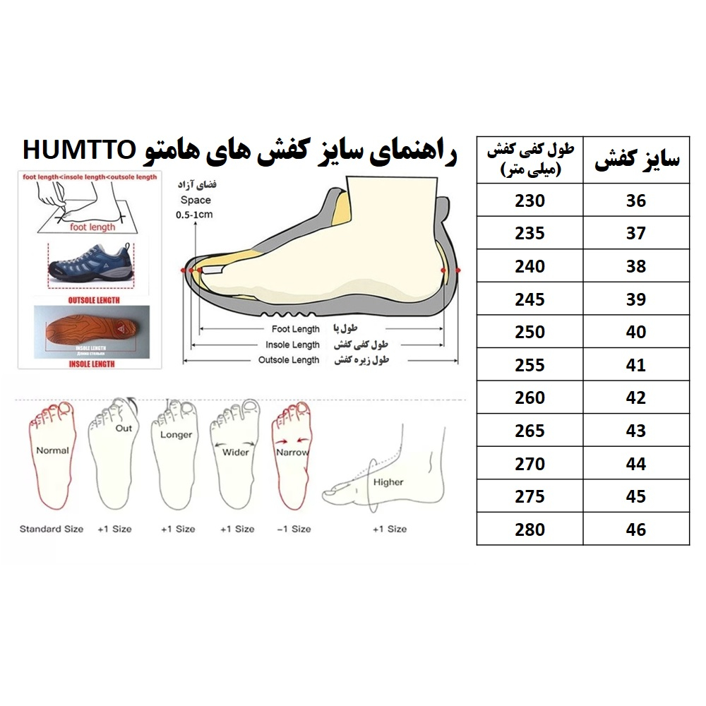 کفش پیاده روی مردانه هامتو مدل 1-1520