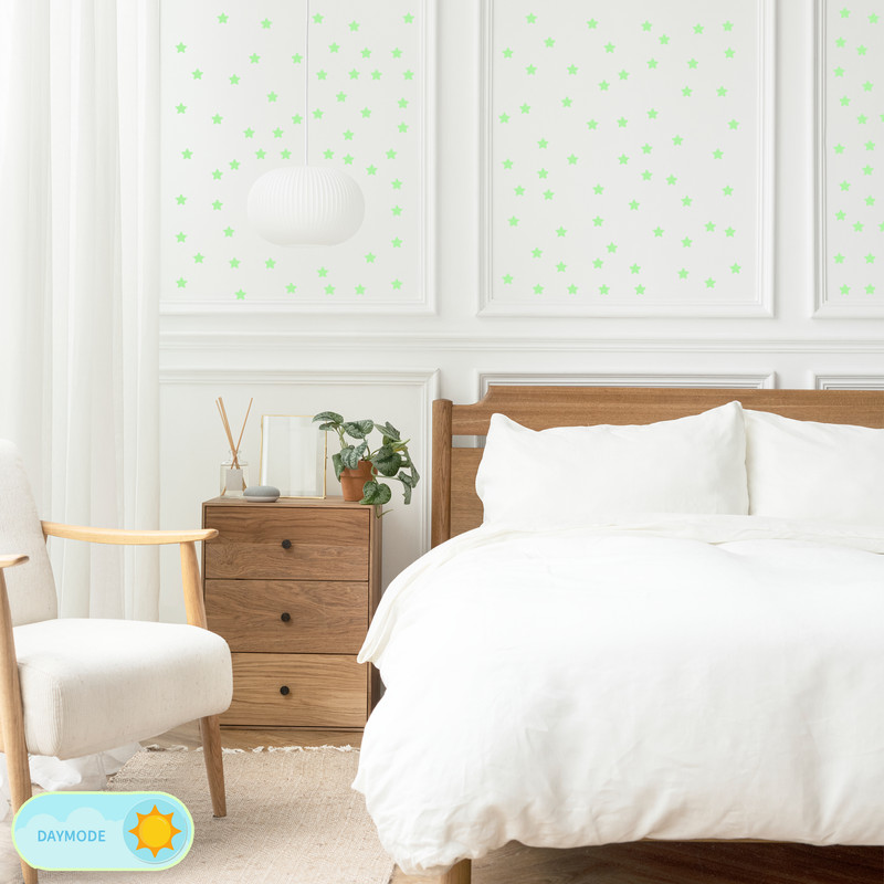 استیکر هیمیا مدل شب تاب طرح ستاره 50 عددی