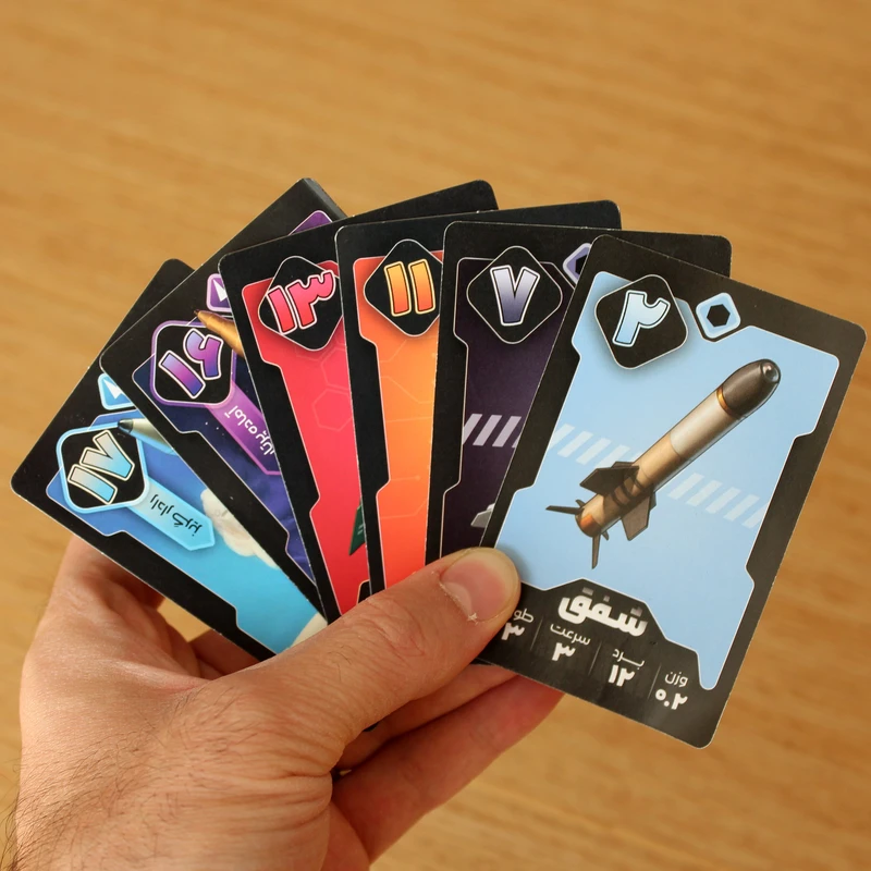 عکس شماره 7 : بازی فکری آتشبار مدل کارتی مناسب برای سن 6 سال به بالا