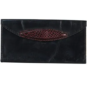 کیف پول چرمی سورنا طرح پوست ماری کد WL003