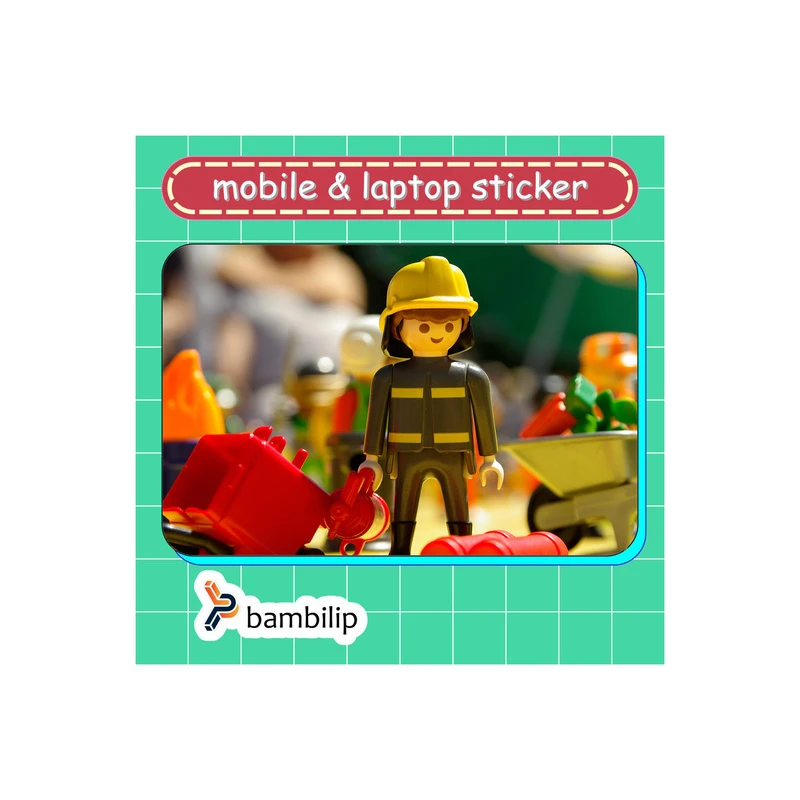 استیکر بامبیلیپ مدل کارت عابر طرح آتش نشان کد 2101150