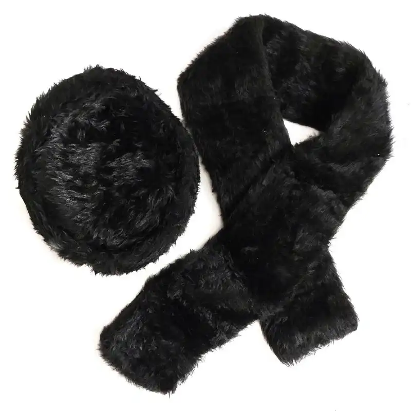 ست کلاه و شال گردن زنانه مدل روسی کد BL