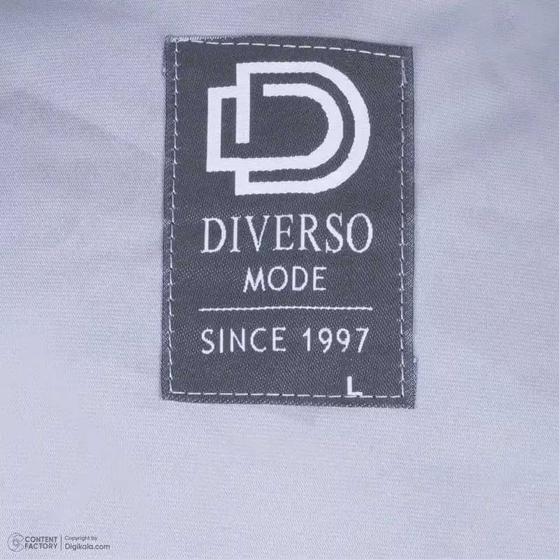 کاپشن مردانه دیورسو مدل 122 رنگ طوسی