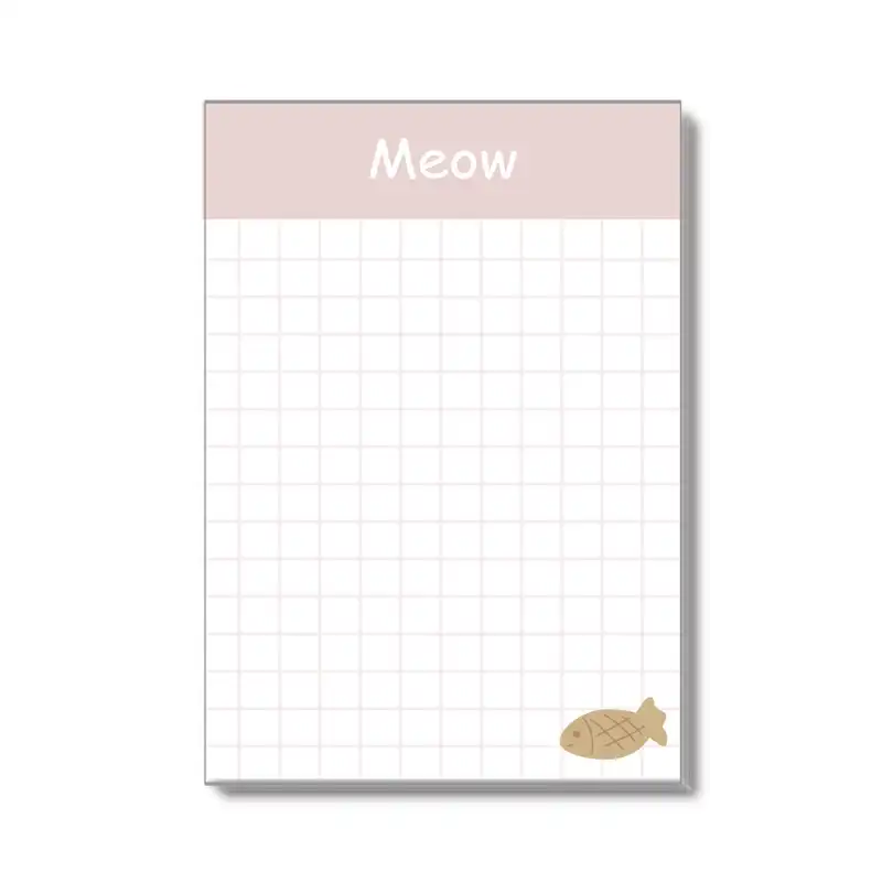 کاغذ یادداشت مدل شطرنجی طرح ماهی کد 62 مجموعه 40 عددی