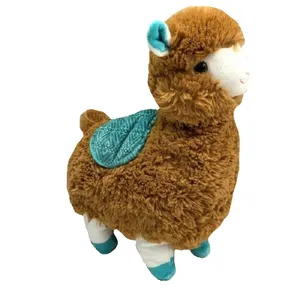 عروسک طرح لاما آلپاکا مدل Kellytoy Llama کد SZ5/360 ارتفاع 33 سانتی‌متر