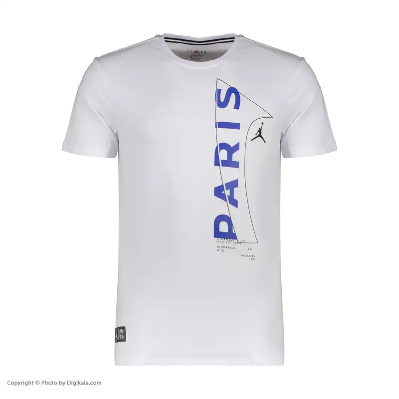 تی شرت ورزشی مردانه ایر جردن مدل ED3745-100WHT