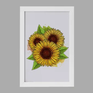 تابلو خندالو مدل گل آفتابگردان کد 29543