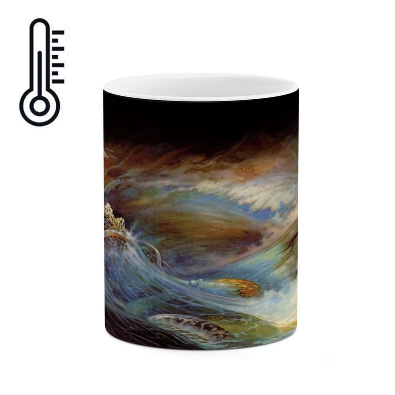 ماگ حرارتی کاکتی مدل نقاشی کد mgh13631