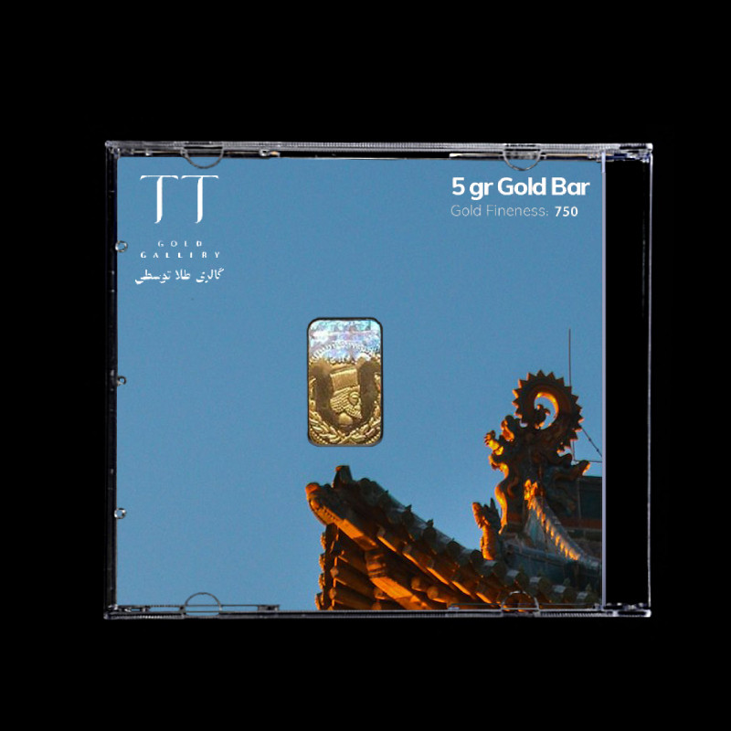 شمش طلا 18 عیار گالری طلا توسطی مدل C35E91