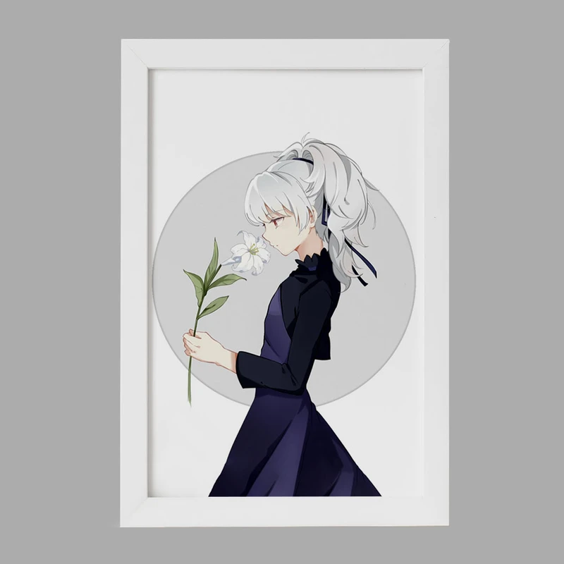 تابلو خندالو مدل یین انیمه تاریک تر از سیاهی Darker Than Black  کد 22574