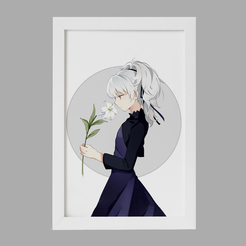تابلو خندالو مدل یین انیمه تاریک تر از سیاهی Darker Than Black کد 22574
