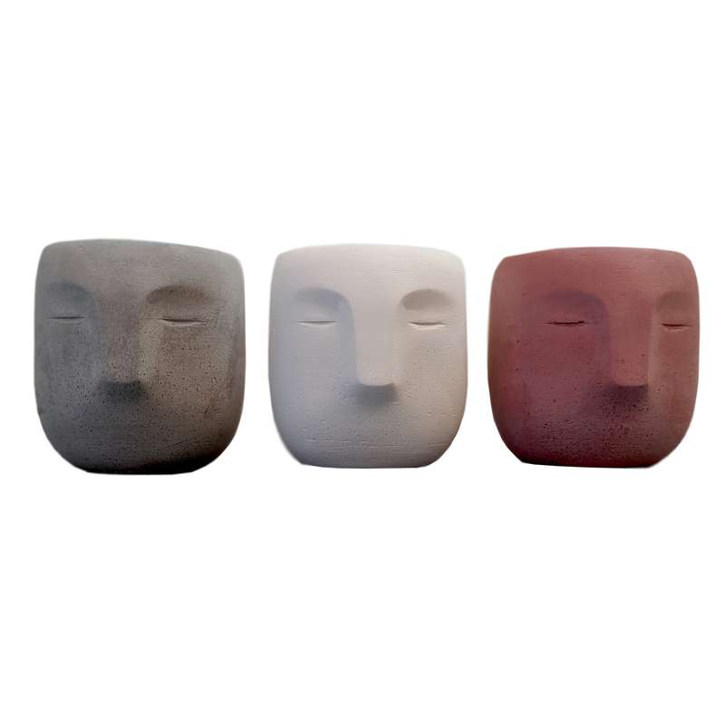 گلدان  مدل مدیتیشن طرح آرامش مجموعه 3 عددی