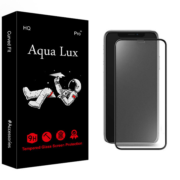 محافظ صفحه نمایش 5D آکوا لاکس مدل +Pro مناسب برای گوشی موبایل اپل iPhone X
