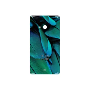 MAHOOT Green Feather Cover Sticker for Microsoft Lumia 540