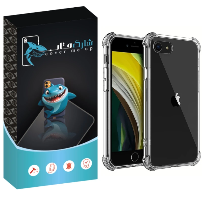 کاور شارک قاب مدل Crystal مناسب برای گوشی موبایل اپل Iphone 7 / 8