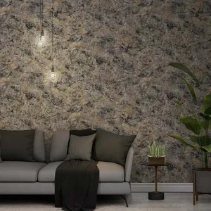 کاغذ دیواری مدل رگه دار پتینه کد 11001