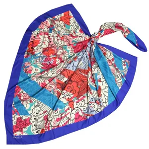 روسری زنانه مدل ابریشم توییل کد 9072