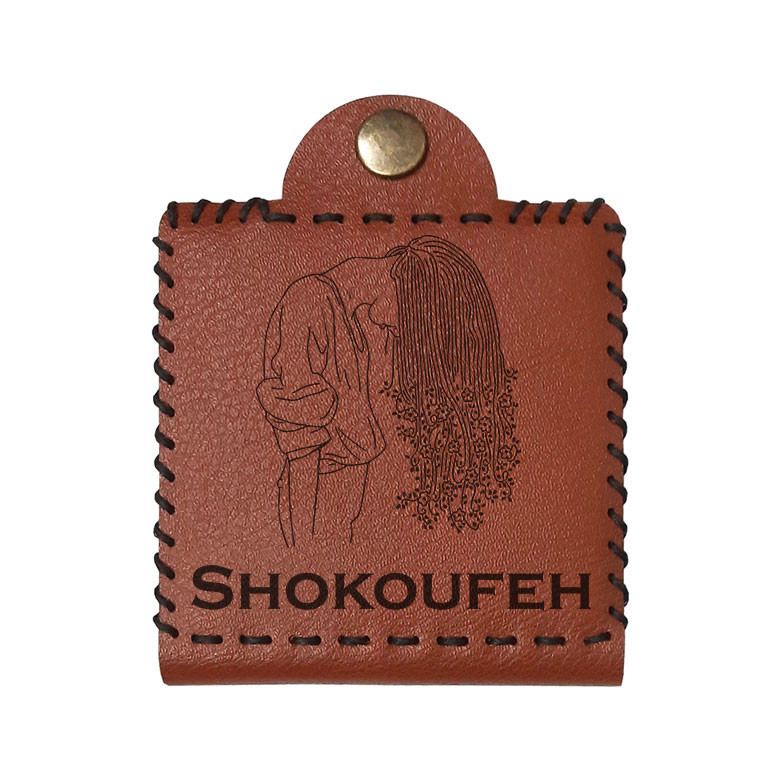 آینه جیبی مدل  اسم شکوفه