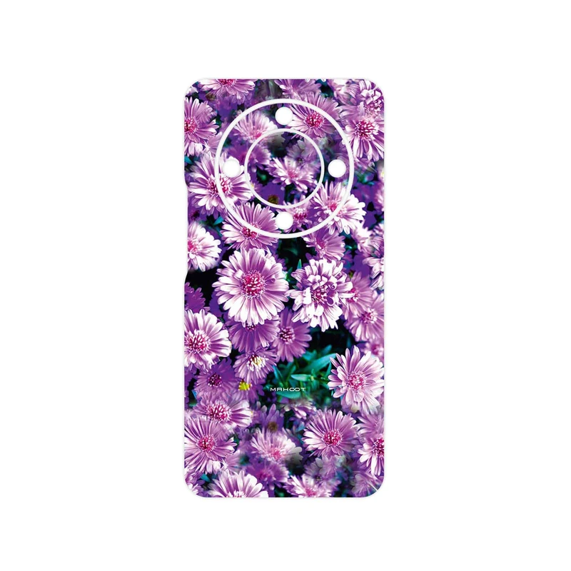 برچسب پوششی ماهوت مدل Purple_Flower مناسب برای گوشی موبایل آنر X9b