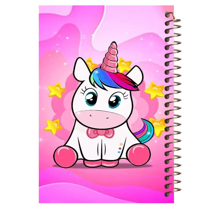 دفتر مشق 80 برگ طرح یونیکورن کد J107