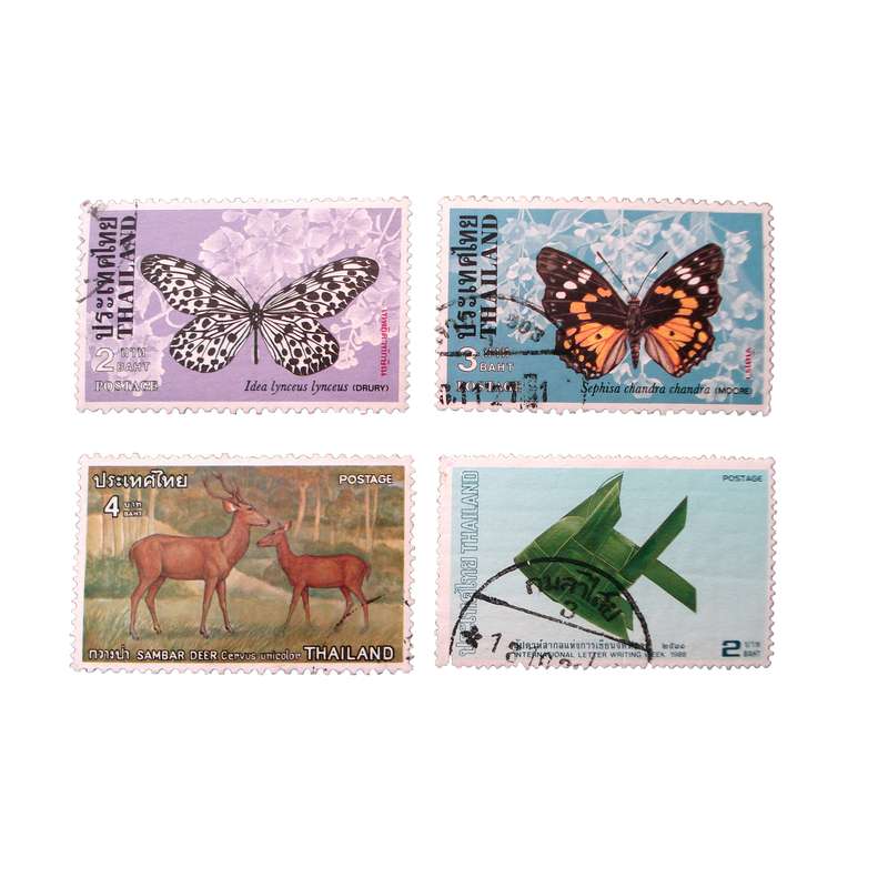 تمبر یادگاری مدل حیوانات کد DS2007 مجموعه 4 عددی