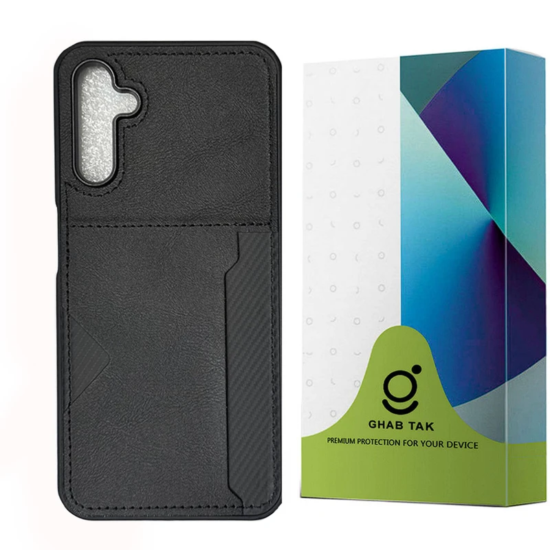 کاور قاب تک مدل چرمی جاکارتی مناسب برای گوشی موبایل سامسونگ Galaxy A55