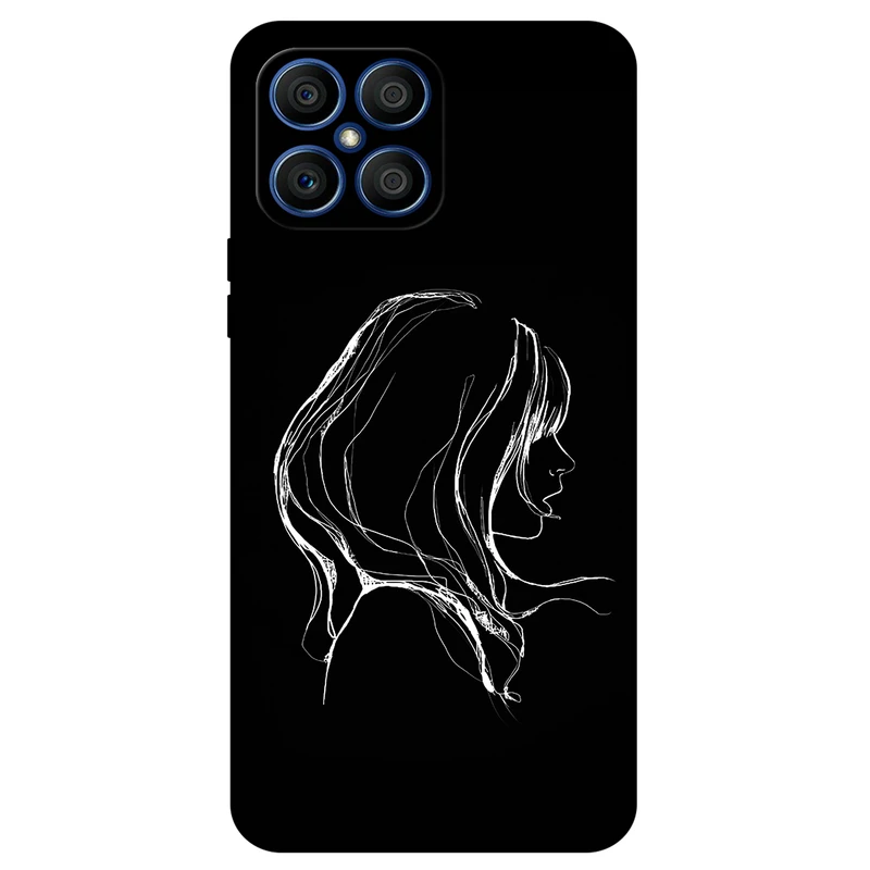 کاور مگافون طرح دخترانه مدل 7766 مناسب برای گوشی موبایل آنر X8 4G