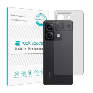 Transparent Rockspace HyGEL phone back protector suitable for Xiaomi Redmi Note 13 mobile phone