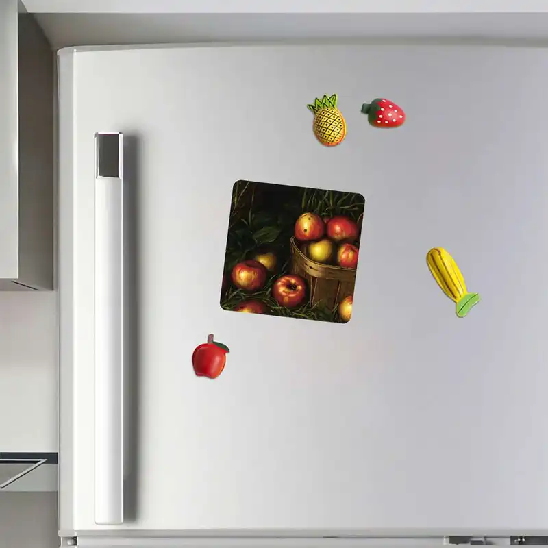 مگنت طرح نقاشی رنگ روغن میوه مدل mg10431