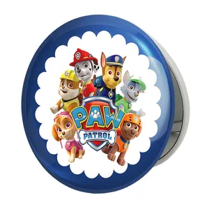 آینه جیبی خندالو طرح سگ های نگهبان Paw Patrol مدل تاشو کد 4718 