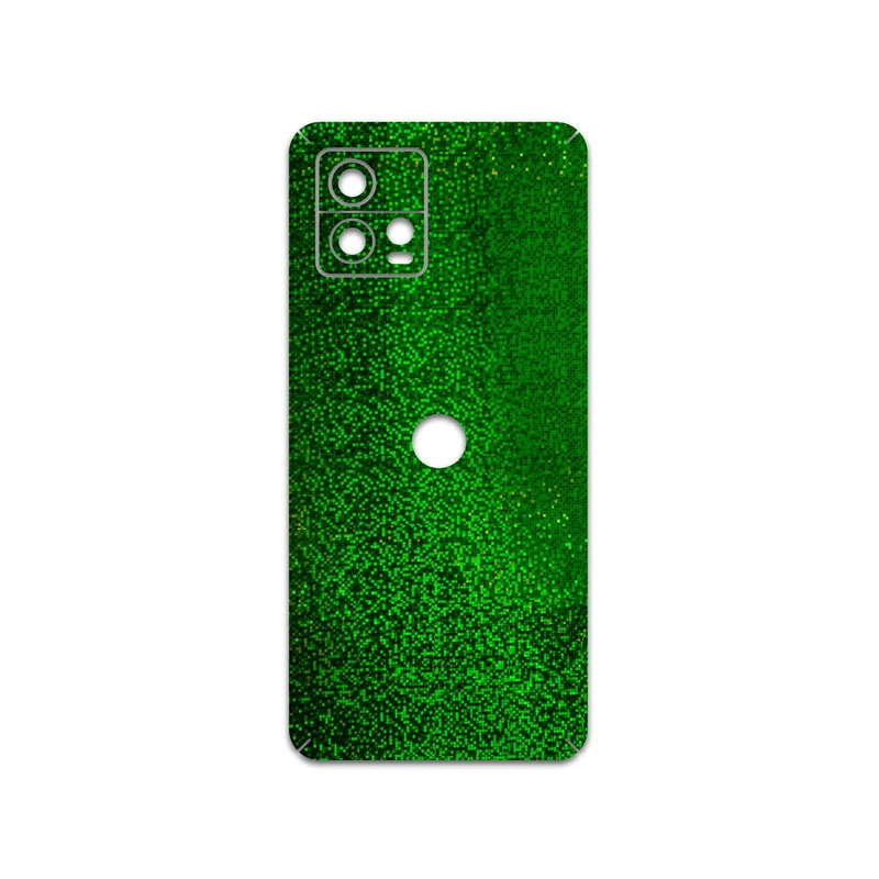 برچسب پوششی ماهوت مدل Green-Holographic مناسب برای گوشی موبایل موتورولا Moto G72