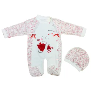   ست سرهمی و کلاه نوزادی طرح خرگوش مدل 240