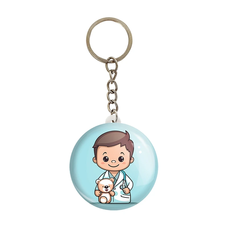 جاکلیدی خندالو مدل پزشک و پرستار کودکانه کد 36484