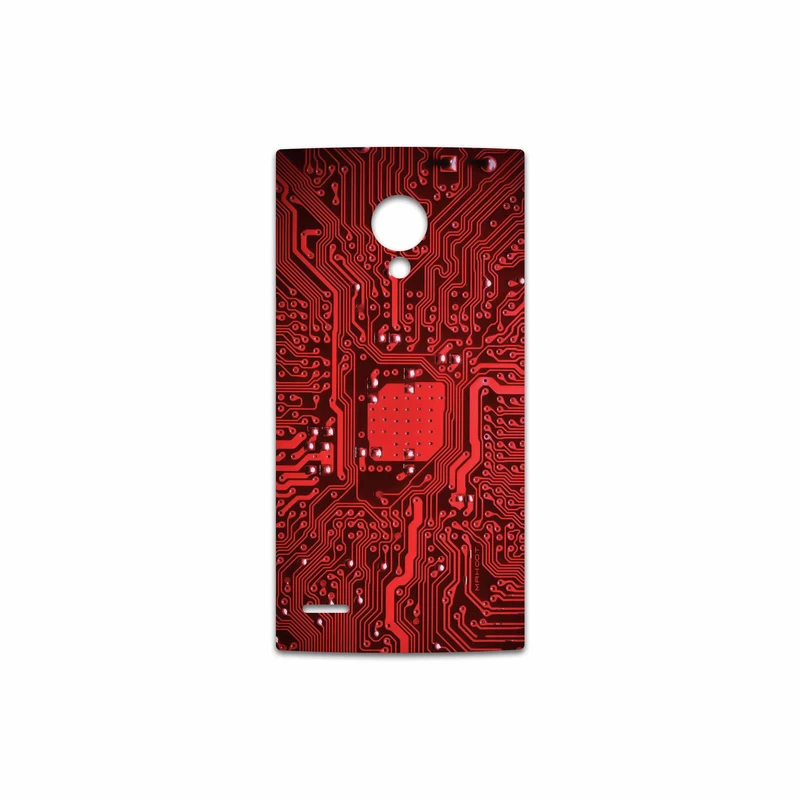 برچسب پوششی ماهوت مدل Red Printed Circuit Board مناسب برای گوشی موبایل ال جی FX0 Firefox