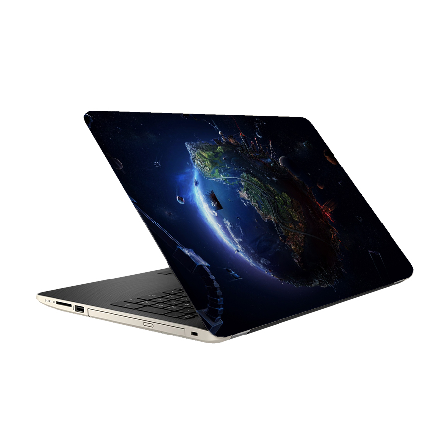 استیکر لپ تاپ فلوریزا طرح کره زمین مدل ML446 مناسب برای لپ تاپ 15.6 اینچ