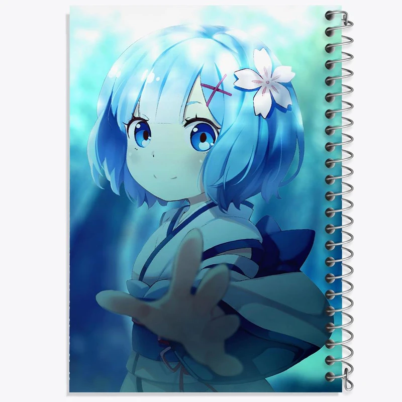 دفتر نقاشی 50 برگ خندالو مدل رم انیمه ری زیرو ReZero  کد 12854