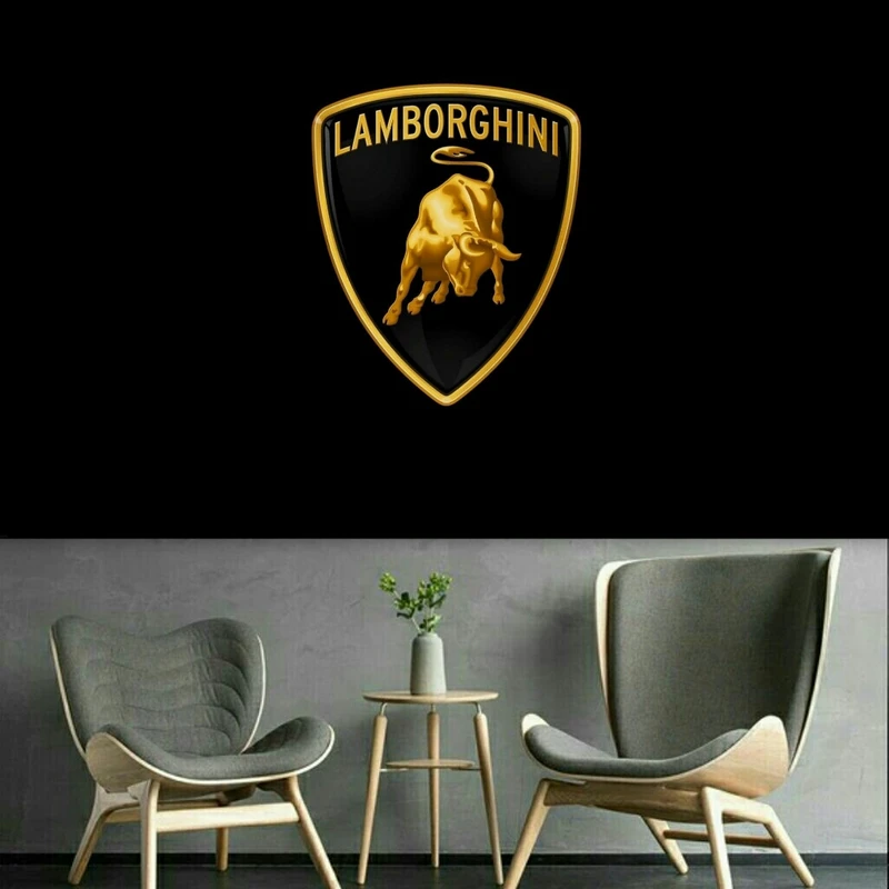 پوستر طرح آرم ماشین مدل Lamborghini کد AR6040
