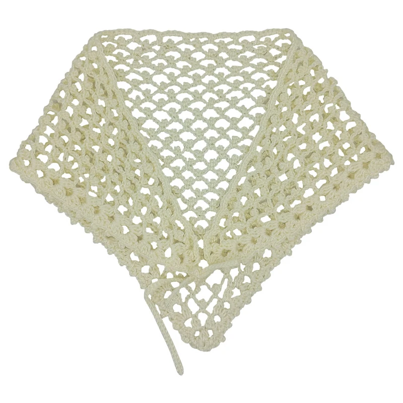 روسری دخترانه مدل توری دستبافت کد 0111474