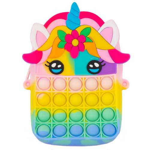 کیف رودوشی دخترانه مدل پاپیت اسب پونی یونیکورن تک شاخ چشم باز