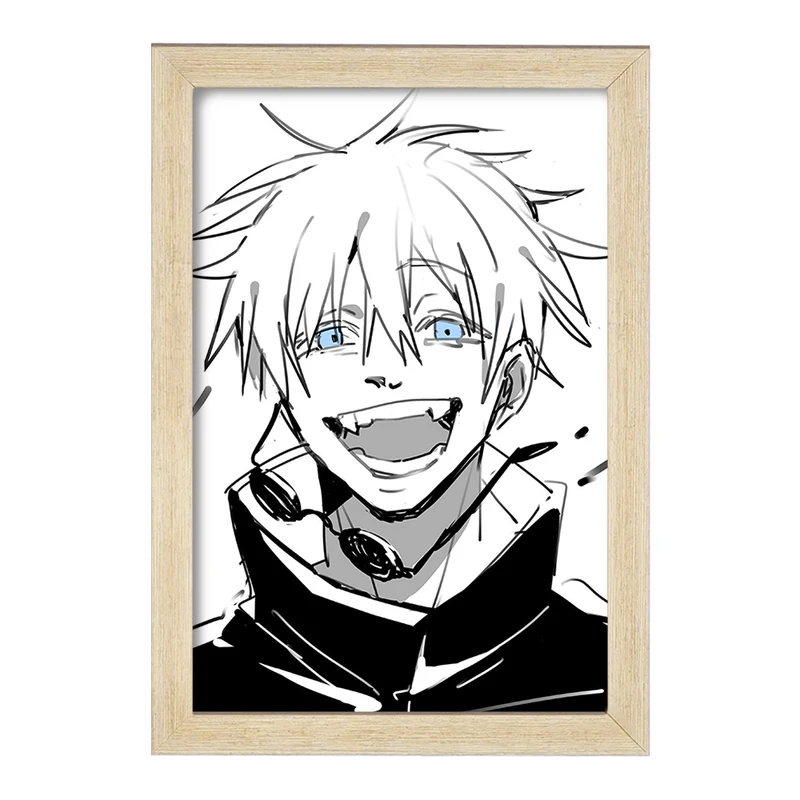 تابلو خندالو مدل انیمه جوجوتسو کایزن کد F1681