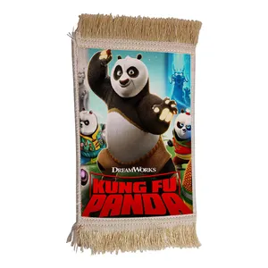 فرش ماشینی دیوارکوب مدل پاندا کونگ فو کار کد 27