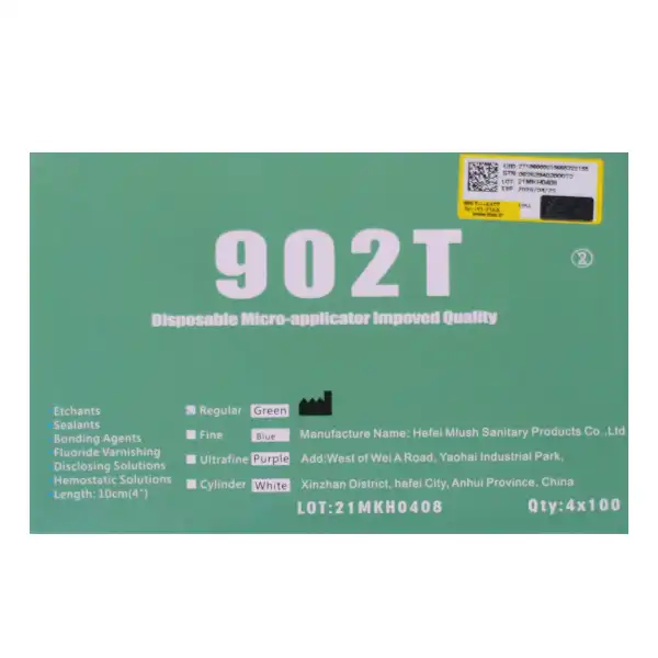 قلم میکروبراش ناخن و مژه مدل MLT Regular بسته 100 عددی