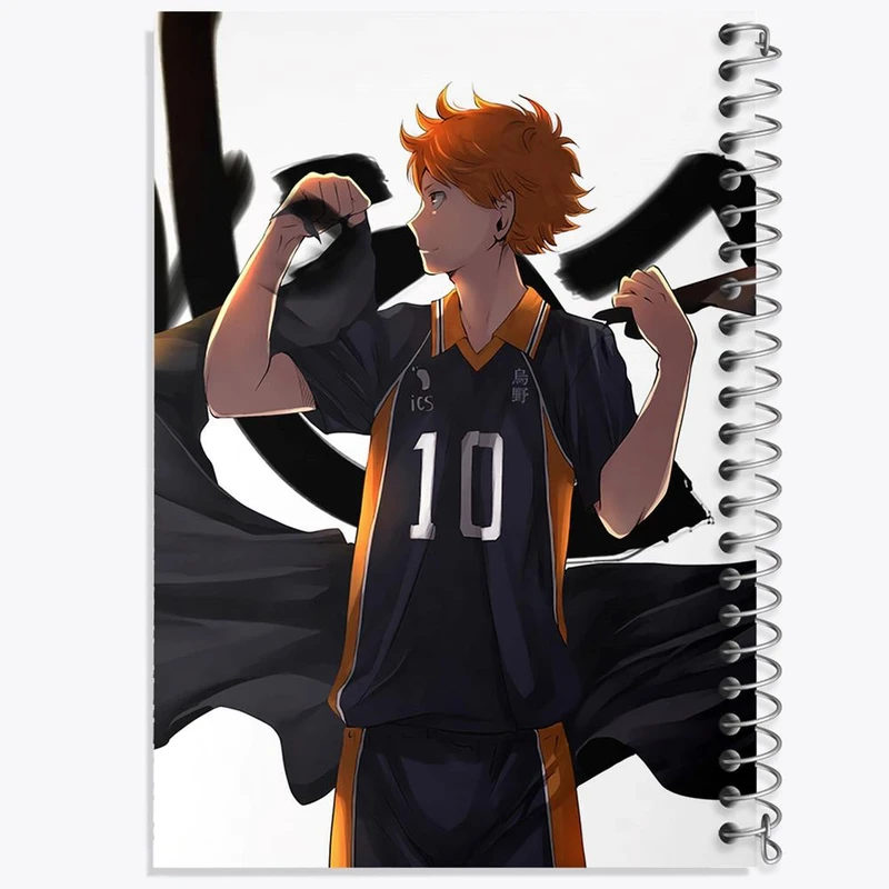 دفتر ژورنال نویسی 50 برگ خندالو مدل نقطه ای طرح هیناتا شویو انیمه آبشار سرنوشت هایکیو کاگیاما کد 11177