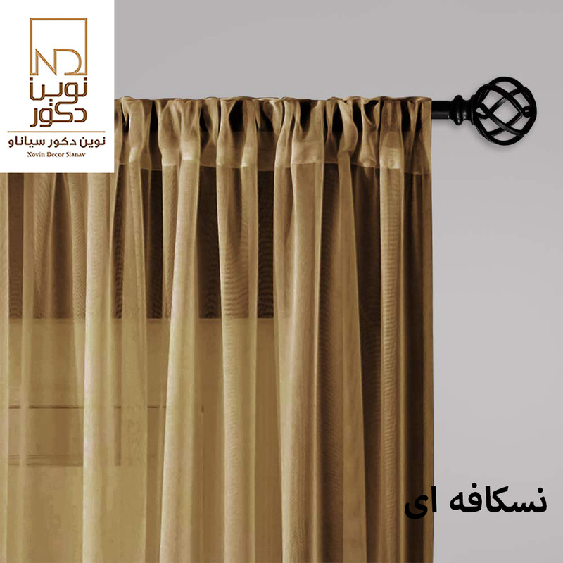 پرده نوین دکور سیاناو مدل ND3500 سایز 180 × 140 سانتی متر
