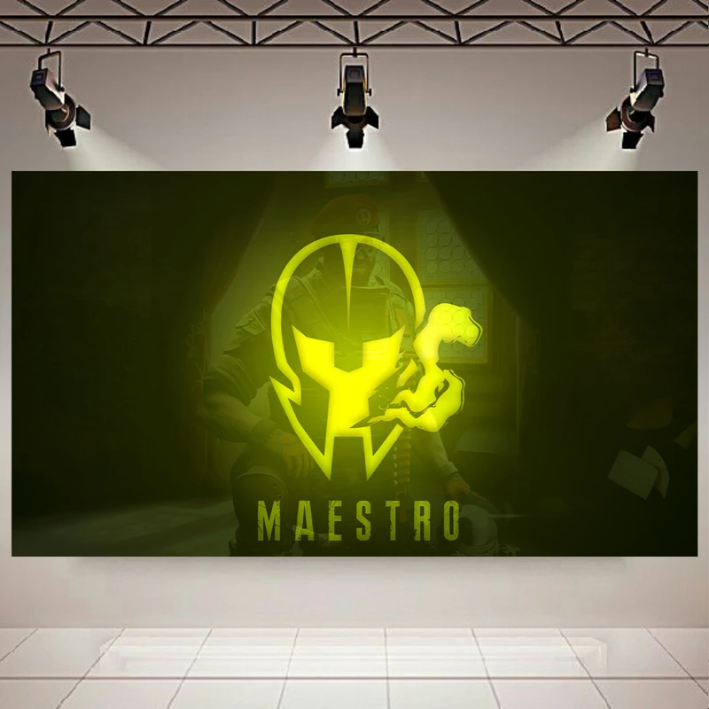 پوستر طرح Game مدل Rainbow six siege ( MAESTRO ) کد AR8630
