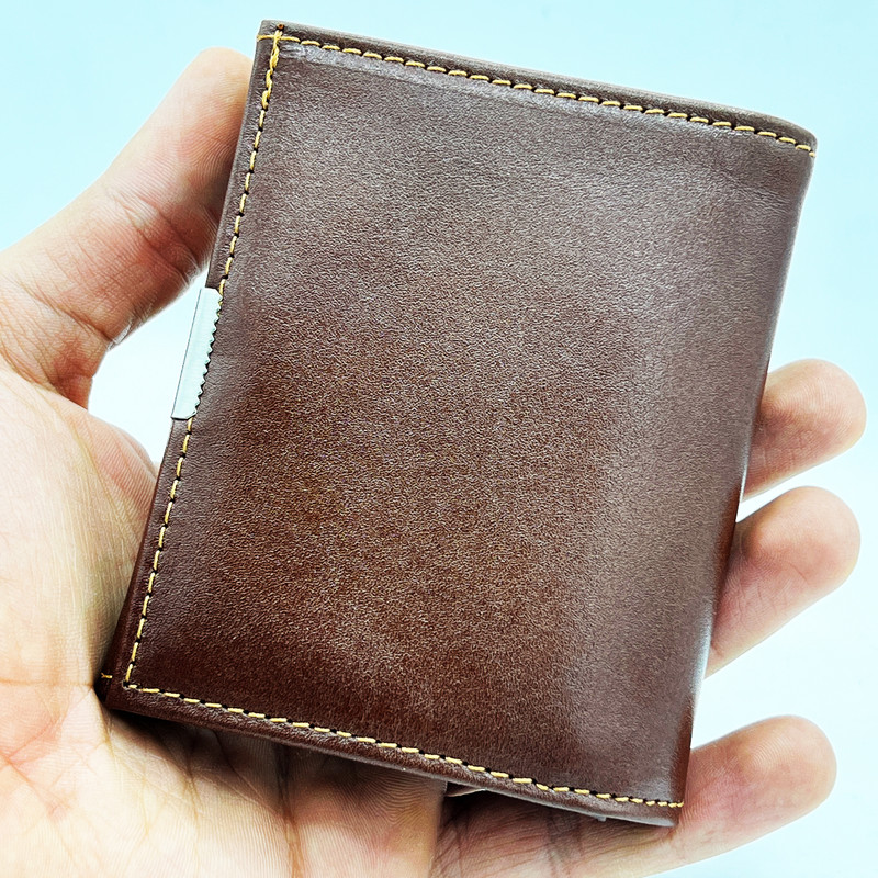 جاکارتی مدل چرم طبیعی جیبی