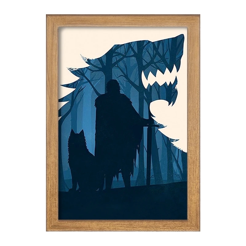 تابلو خندالو مدل وینتر ایز کامینگ گیم اف ترونز Game of Thrones  کد 2677