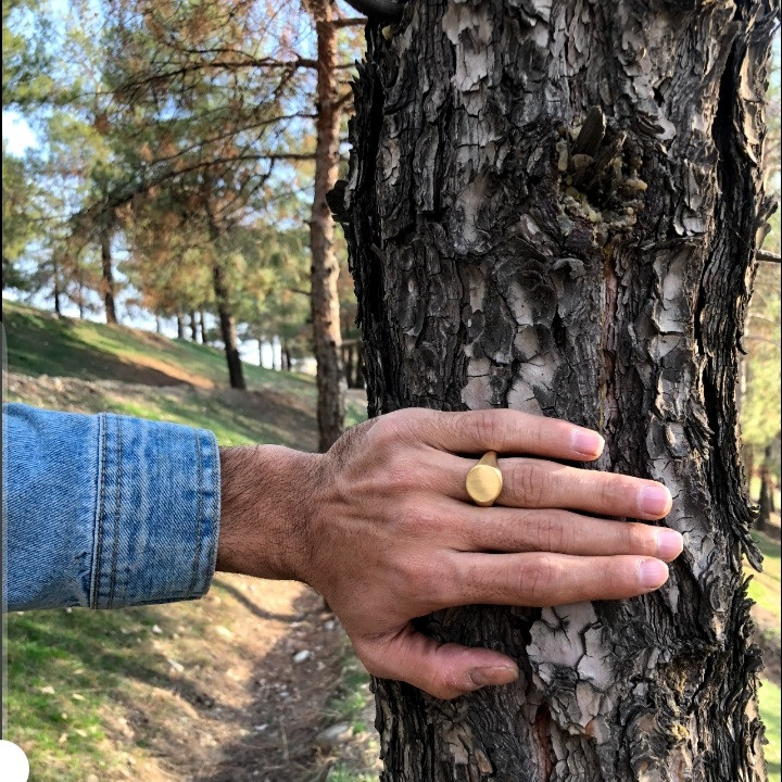 انگشتر مردانه مدل استیل 360